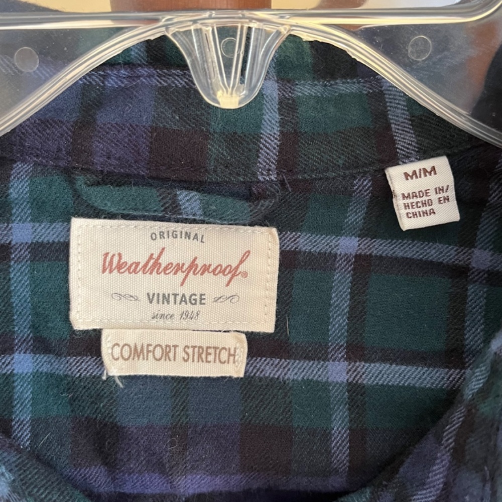 Womens Weatherproof Vintage Long Sleeve Flannel Shirt - Medium - Picture 2 of 5